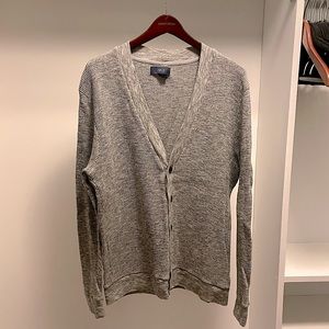 Mens waffle knit 1901 brand cardigan